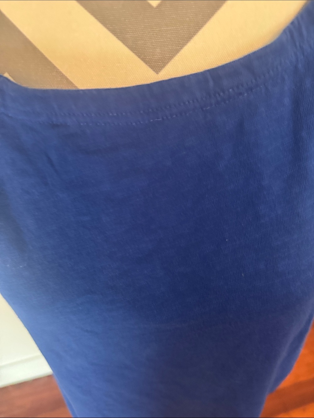 Talbots Classic Women's Crewneck Tee - Royal Blue Size X - Picture 2 of 10